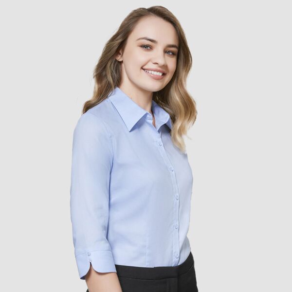 Women Luxe 3/4 Sleeve Shirt Thumbnail